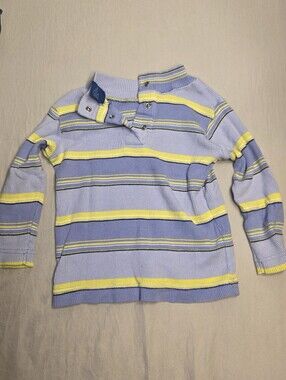 Long Sleeve Striped Ribbed Shirt